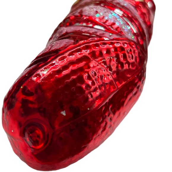 Antique Bear Stocking Glass Blown Christmas Ornament - Picture 3 of 3